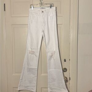 SOLD: Joe's Jeans White Flare Jeans